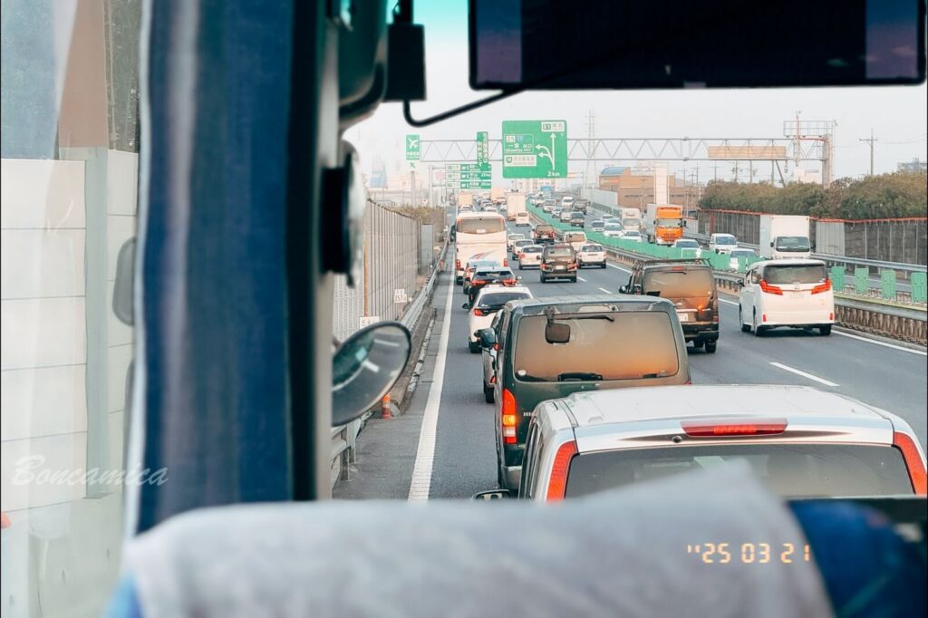 名古屋市塞車街景