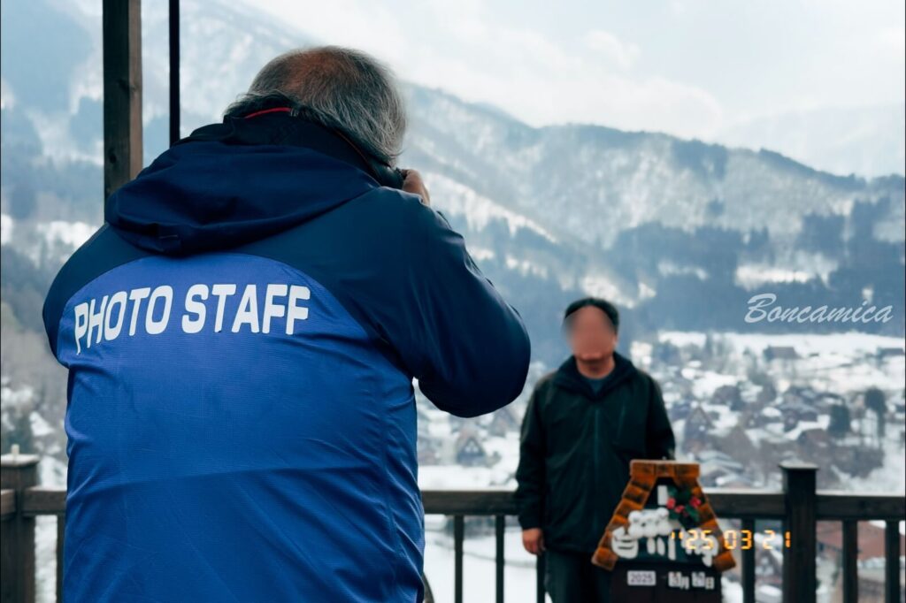 白川鄉合掌村展望台攝影師