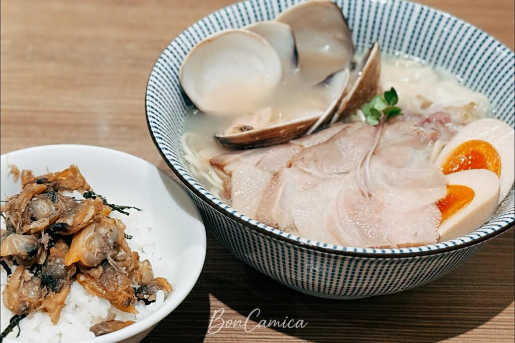 貝だし麺きた田的拉麵